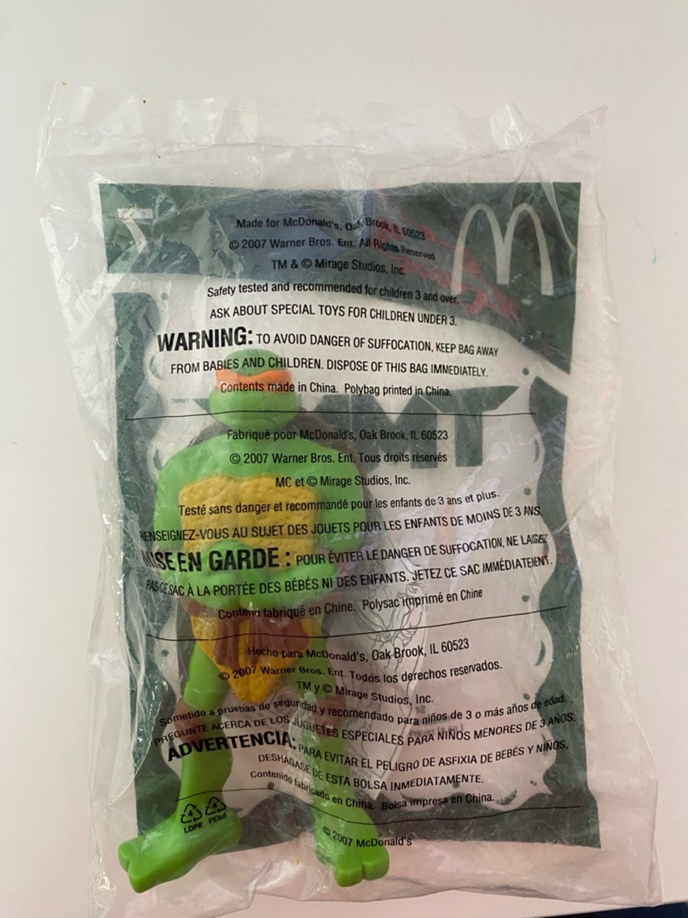 Teenage Mutant Ninja Turtles Leonardo McDonald's Toy